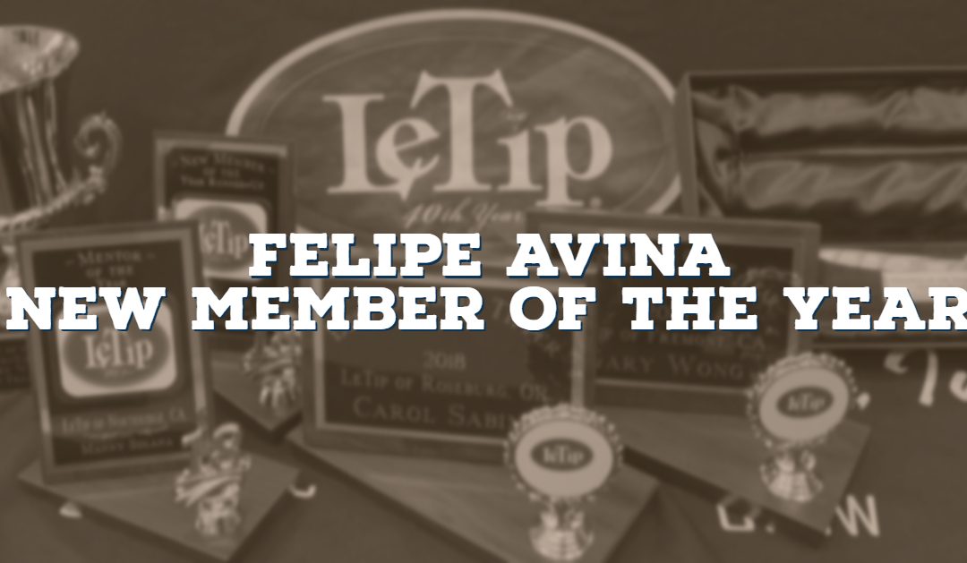 Felipe Avina, New Member of the Year