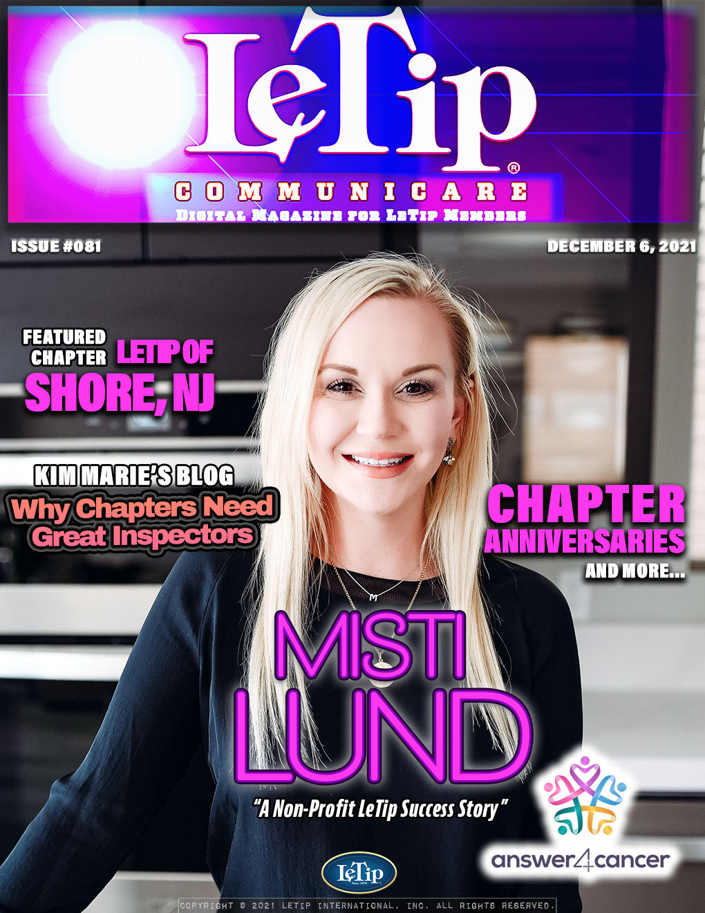 Communicare December 2021 LeTip International Inc 