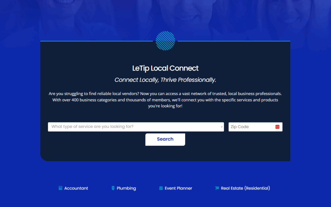LeTip International Unveils LeTip Local Connect